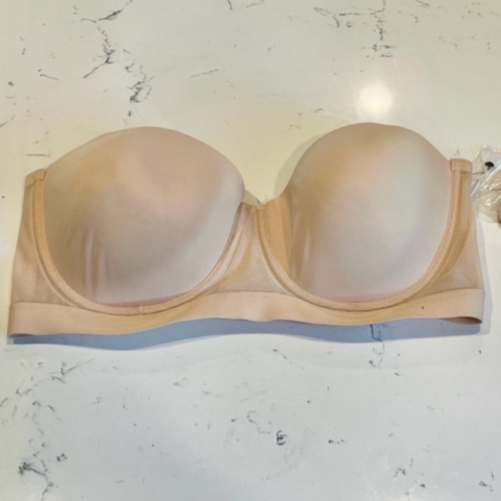 Lively Women's Toasted Almond Strapless Bra 38DD NWT - Picture 4 of 10